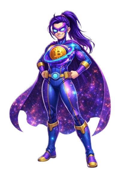 CriptoNebula Hero - Superheroina cripto
